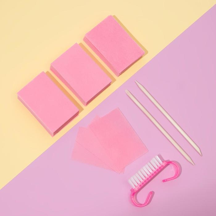 фото Набор для маникюра, цвет розовый queen fair