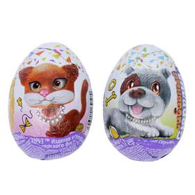 

Шоколадное яйцо "Забавный Сюрприз" Щенки и Котята 20 г