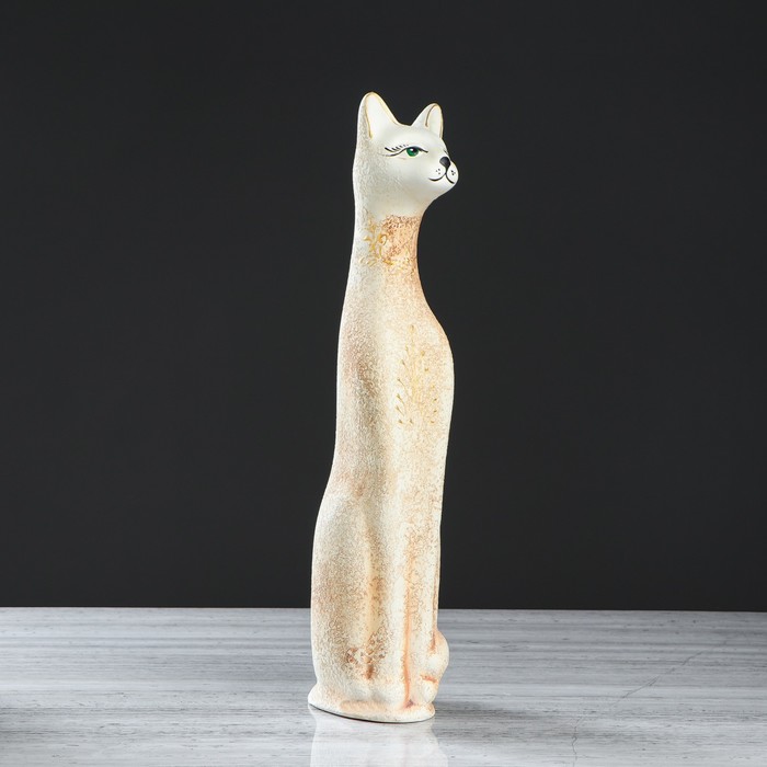 Копилка "Кошка Роза" большая, шамот, микс