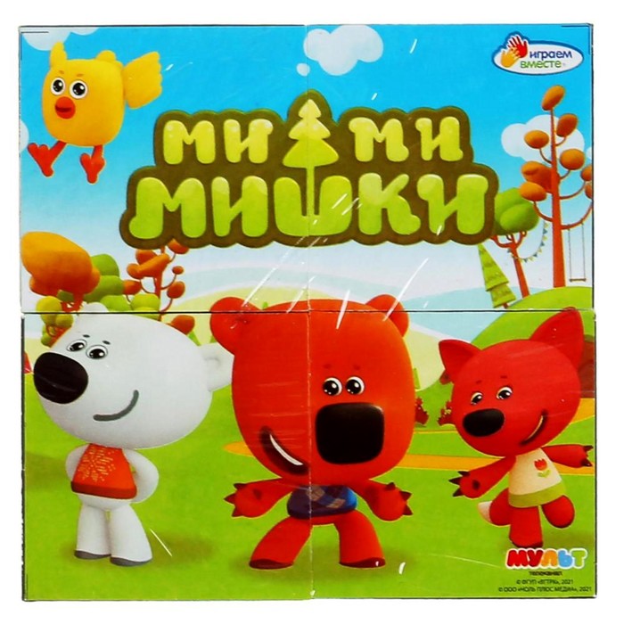 

Набор из 4-х кубиков «Ми-Ми-Мишки»