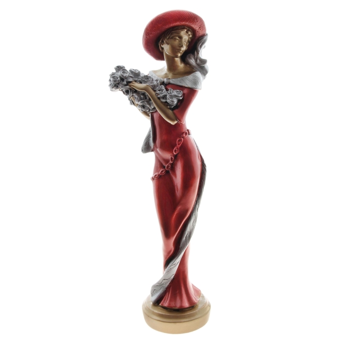 Статуэтка "Дама с цветами" малая