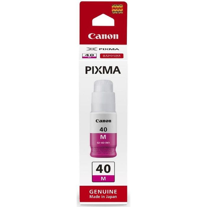 Чернила Canon GI-40 M 3401C001 пурпурный для Canon Pixma G5040/G6040 (70мл) цена и фото