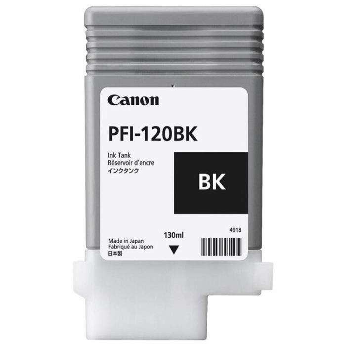 Картридж струйный Canon PFI-120 BK 2885C001 черный для Canon imagePROGRAF TM-200/205 картридж canon pfi 120 черный