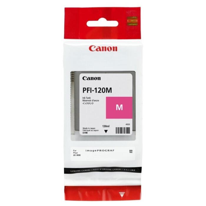 

Картридж струйный Canon PFI-120M пурпурный для Canon imagePROGRAF TM-200/205(130мл)