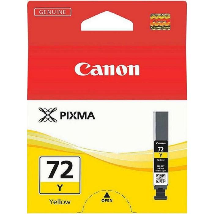 

Картридж струйный Canon PGI-72Y 6406B001 желтый для Canon PRO-10 (377стр.)
