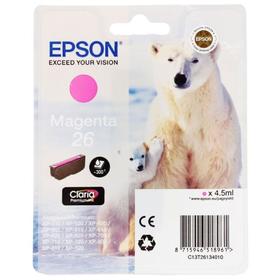 

Картридж струйный Epson T2613 C13T26134012 пурпурный для Epson XP-600/700/800 (4.5мл)