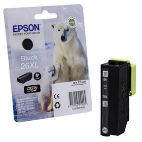 

Картридж струйный Epson T2621 C13T26214012 черный для Epson XP-600/700/800 (12.2мл)