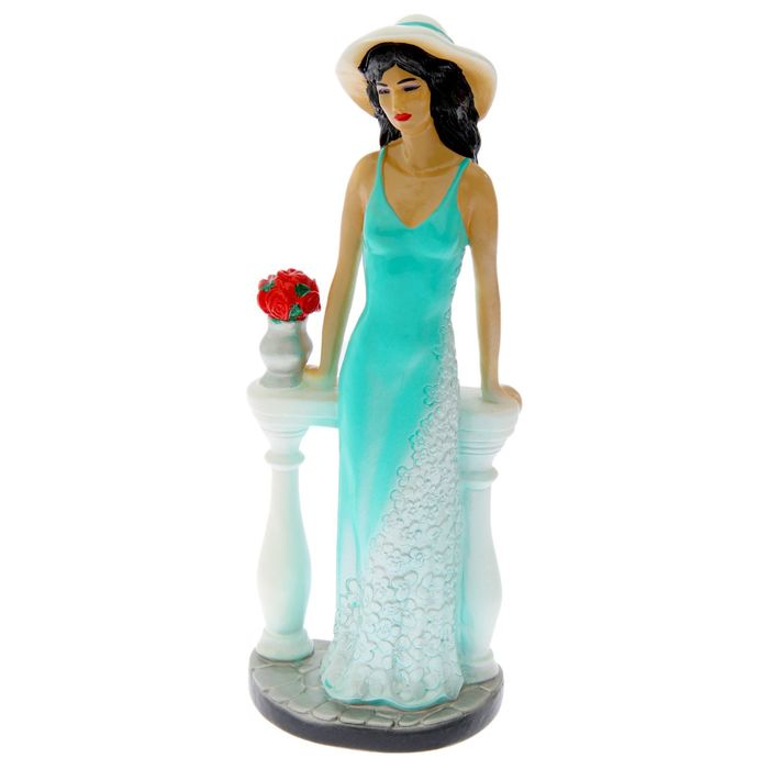 Статуэтка "Набережная" медно-комбинированная, микс