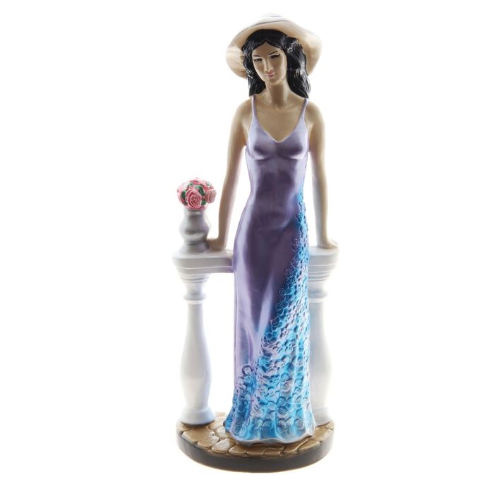 Статуэтка "Набережная" медно-комбинированная, микс