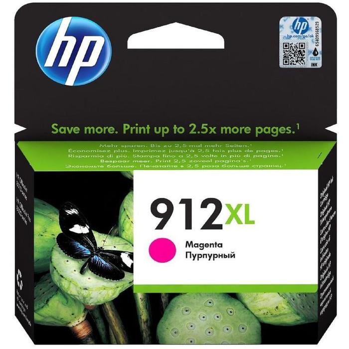 

Картридж струйный HP 912XL 3YL82AE пурпурный для HP OfficeJet 801x/802x (825стр.)