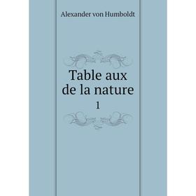 

Книга Table aux de la nature 1