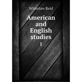 

Книга American and English studies 1