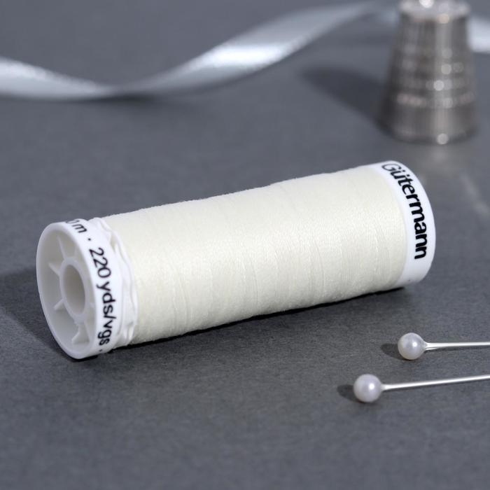 

Нитки Sew-All, 200 м, цвет молочный