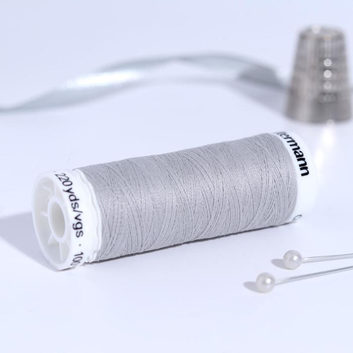 

Нитки Sew-All, 200 м, цвет светло-серый