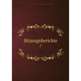 

Книга Sitzungsberichte 7