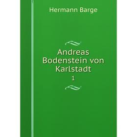 

Книга Andreas Bodenstein von Karlstadt 1