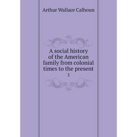 

Книга A social history of the American family from colonial times to the present 3