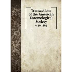 

Книга Transactions of the American Entomological Society v. 19 1892