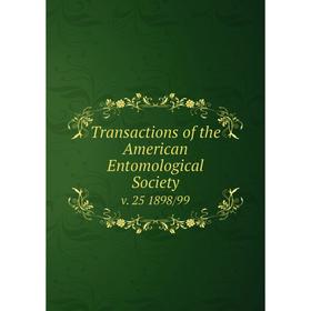 

Книга Transactions of the American Entomological Society v. 25 1898/99