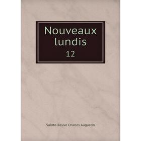 

Книга Nouveaux lundis 12