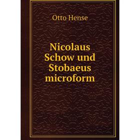 

Книга Nicolaus Schow und Stobaeus microform