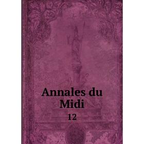 

Книга Annales du Midi 12