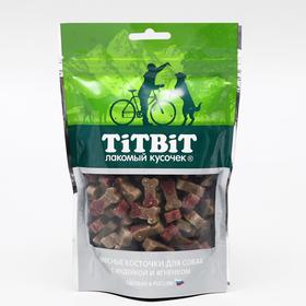 купить Мясные косточки TitBit для собак, с индейкой и ягненком, 145 г