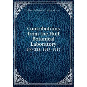 

Книга Contributions from the Hull Botanical Laboratory 200-225, 1915-1917