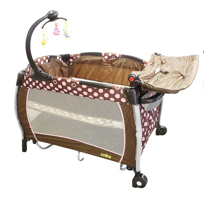 Манеж детский 3 в 1 Selby, цвета МИКС