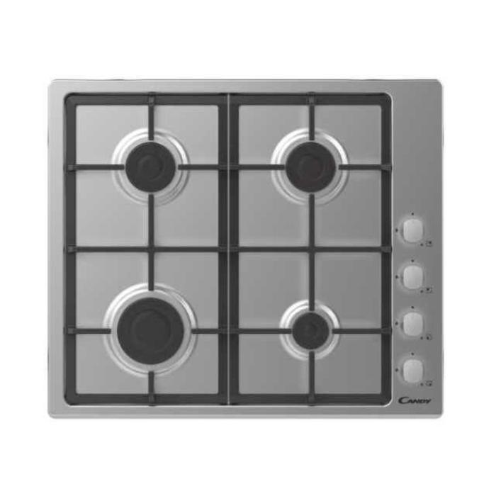

Варочная поверхность Candy CHG6LX, газовая, 4 конфорки, электроподжиг, нержавеющая сталь