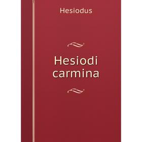 

Книга Hesiodi carmina