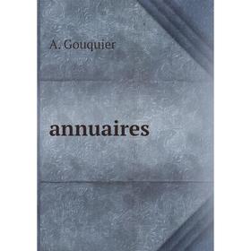 

Книга Annuaires