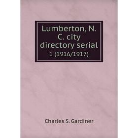 

Книга Lumberton, NC city directory serial1 (1916/1917)