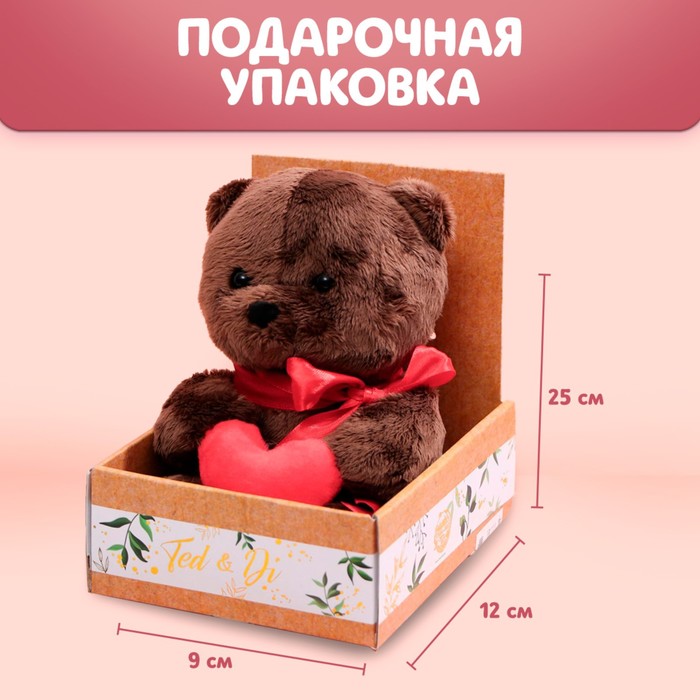 

Мягкая игрушка «Ted с сердечком», мишка, 25 см