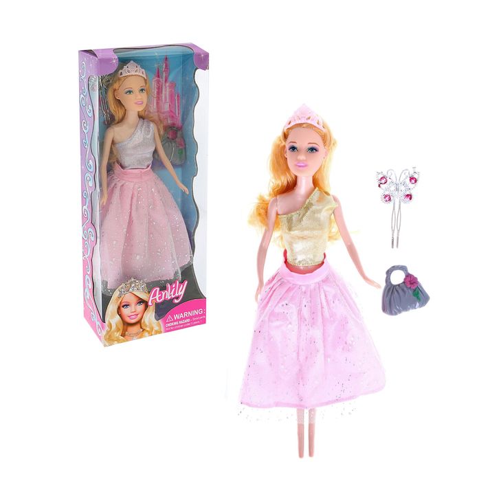 Кукла принцесса "Ангелина", в пышном платье, с аксессуарами