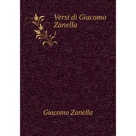 

Книга Versi di Giacomo Zanella