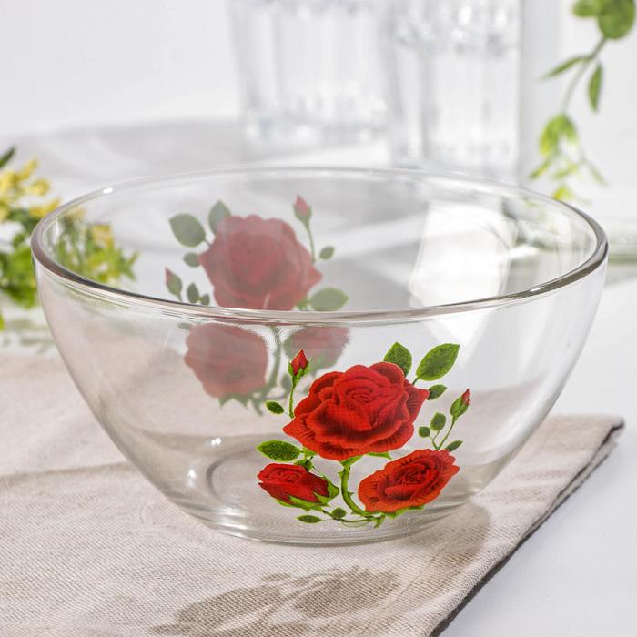 Салатник 750 мл "Алая роза", 16 см