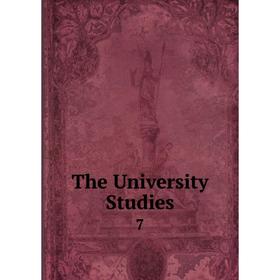 

Книга The University studies