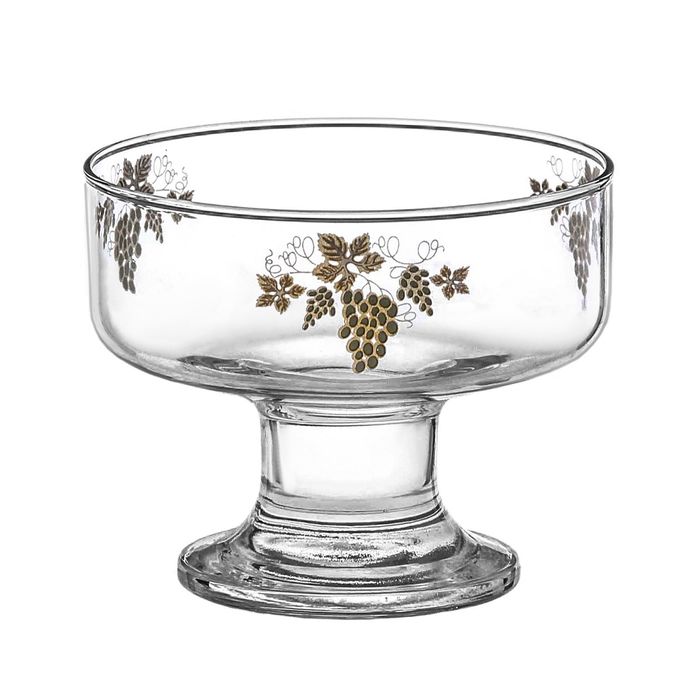 Набор креманок 250 мл "Черный виноград" 3 шт