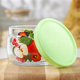 

Банка для сыпучих продуктов «Фруктовый урожай», 420 мл, МИКС
