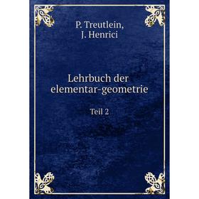 

Книга Lehrbuch der elementar-geometrieTeil 2