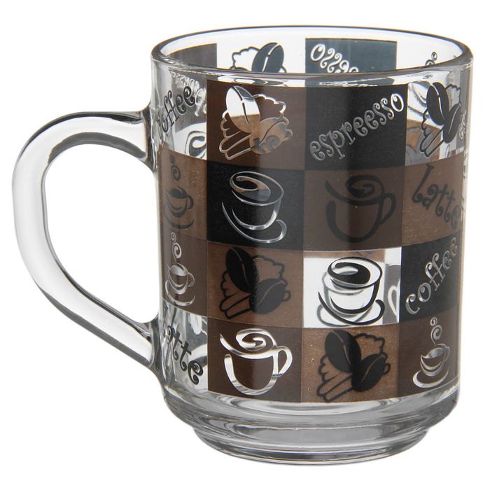 Кружка 200 мл "Pub. Капучино", рисунок МИКС