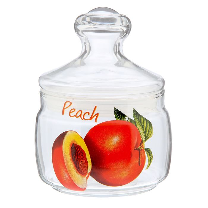 Банка для сыпучих 500 мл "Ассорти", крышка Cesni, рисунок МИКС