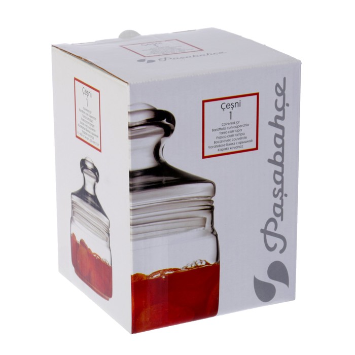 Банка для сыпучих 500 мл "Cesni. Алая роза", с крышкой