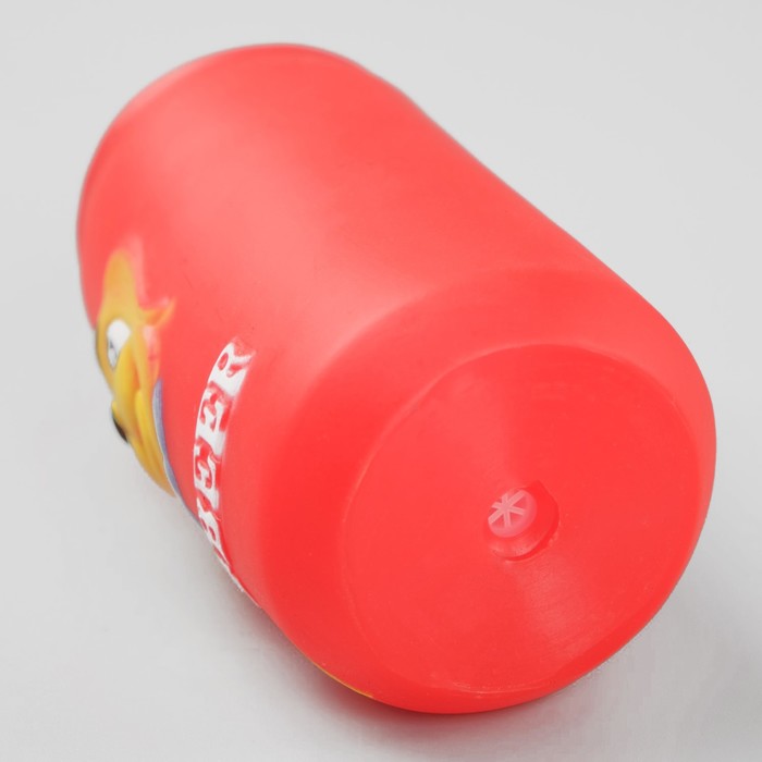 Игрушка пищащая "Собачье пиво", 11 см, микс цветов