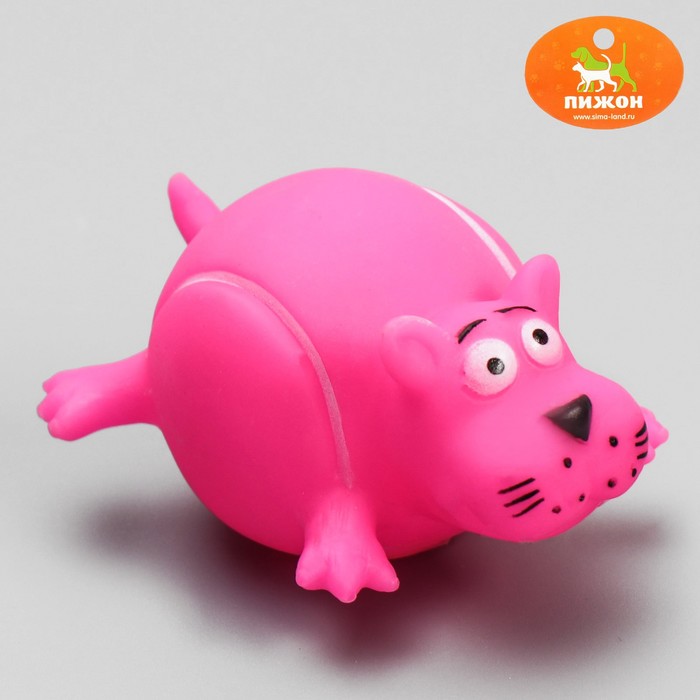 Игрушка пищащая "Собакомяч", 10 см, микс цветов