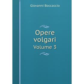 

Книга Opere volgari Volume 3