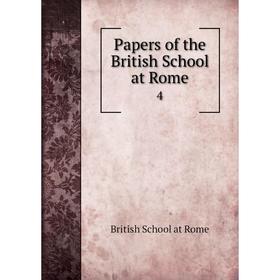 

Книга Papers of the British School at Rome4