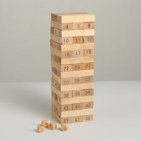 

Развивающая настольная игра «Дженга» с цифрами