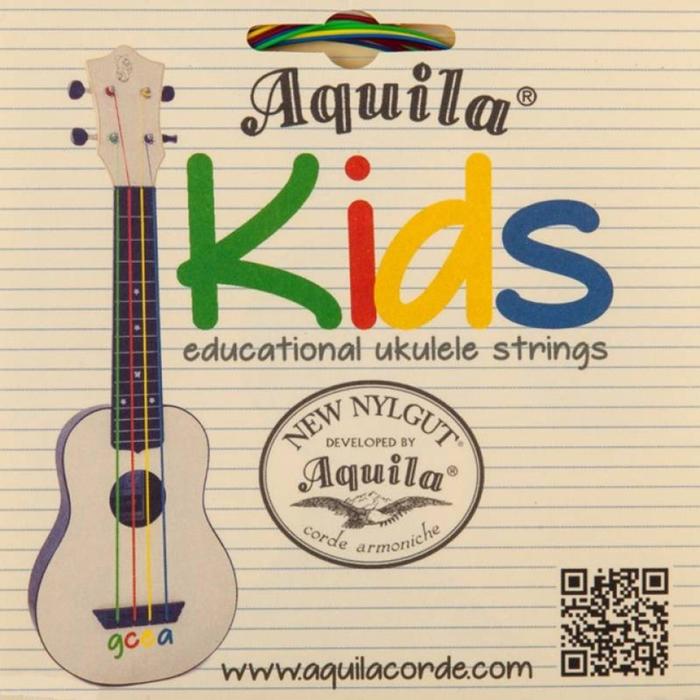 

Струны для укулеле AQUILA KIDS 160U разноцветные сопрано/концерт/тенор без книги